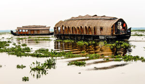 Luxury houseboat in Kumarakom, India